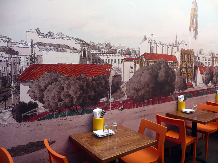 Dolores Park mural by Paul Madonna