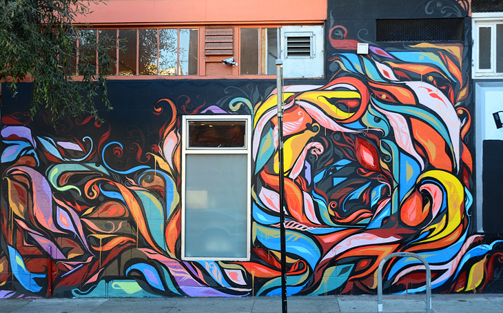 Untitled mural by Victor Reyes