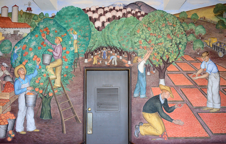 California mural by Maxine Albro