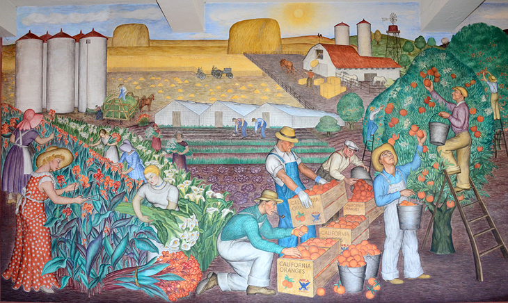 California mural by Maxine Albro