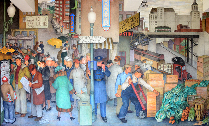 City Life mural by Victor Arnautoff