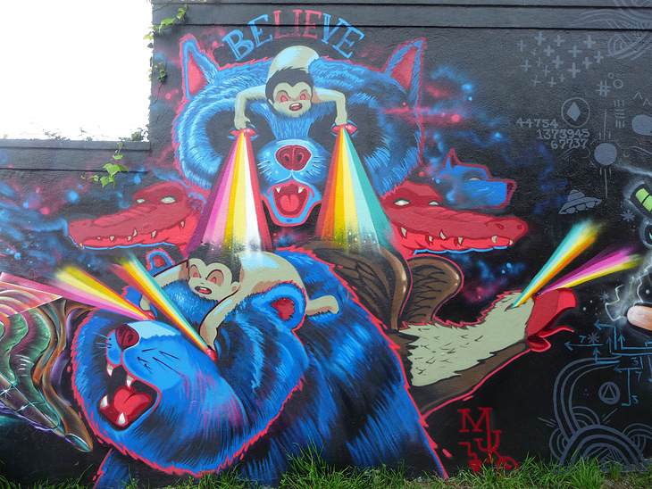 Believe mural by Muro