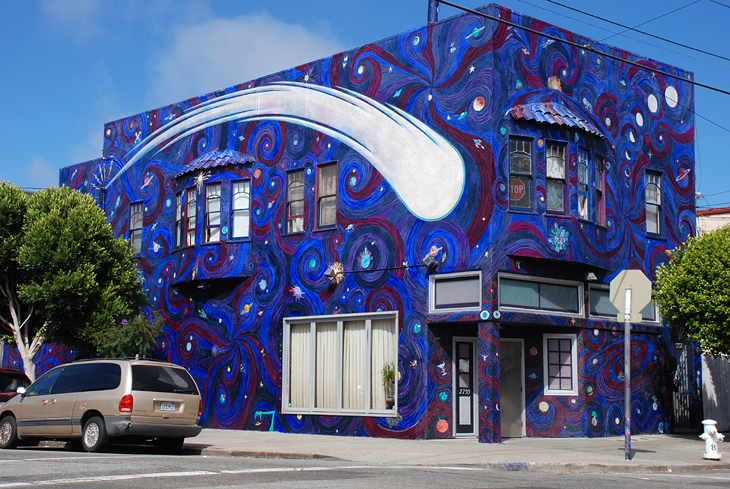 Creatures Passing Through mural by Unknown Artist