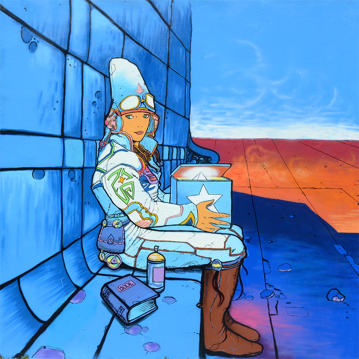 Moebius mural by Mark Bode