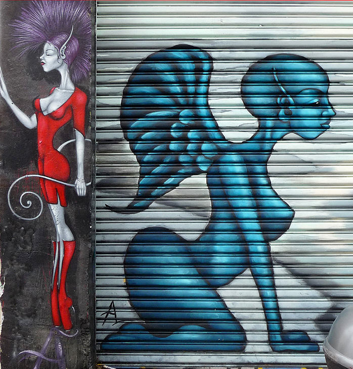 Hope mural by Amanda Lynn