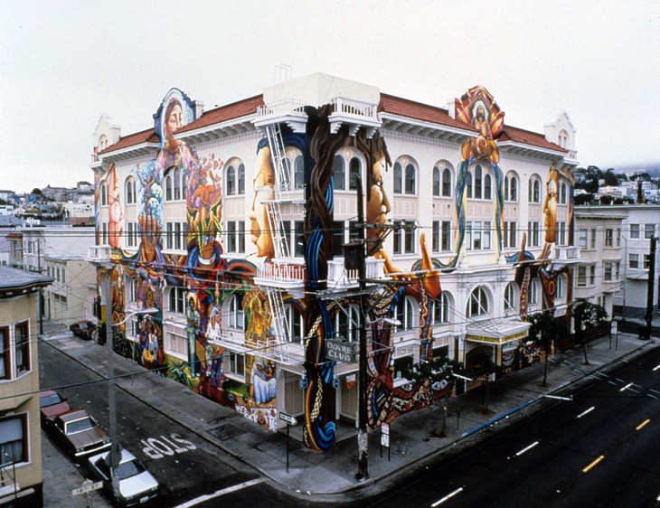 MaestraPeace mural by Yvonne Littleton, Meera Desai, Irene Perez, Susan Kelk Cervantes, Juana Alicia, Miranda Bergman, Edythe Boone