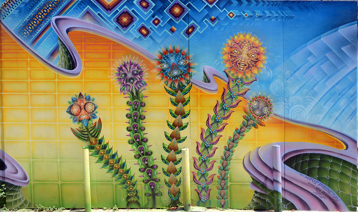 Untitled mural by Xavi Panneton