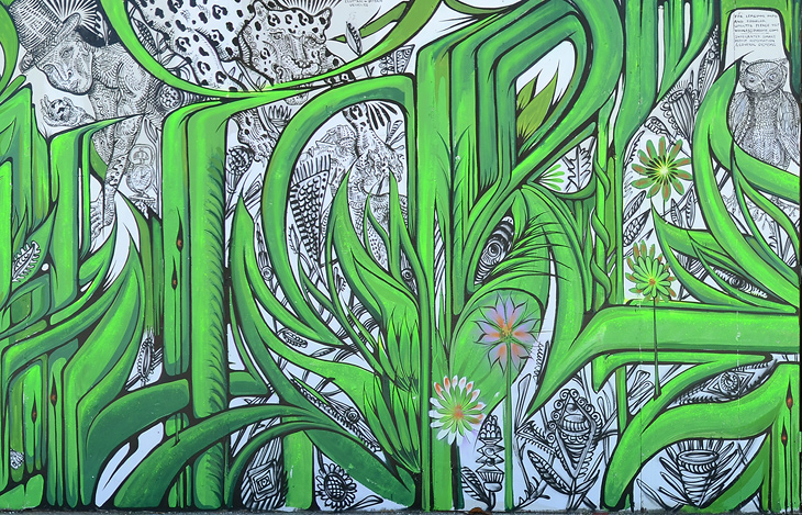 Untitled mural by Ian Ross, Zio Ziegler