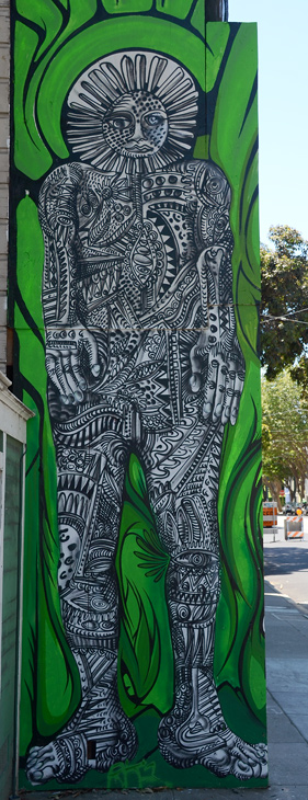 Untitled mural by Ian Ross, Zio Ziegler