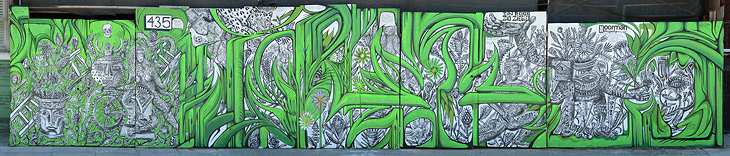 Untitled mural by Ian Ross, Zio Ziegler