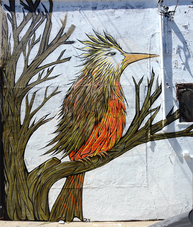 Bird mural by Ian Ross