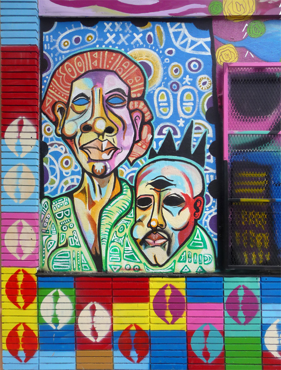 Goddes Energy mural by Unknown Artist