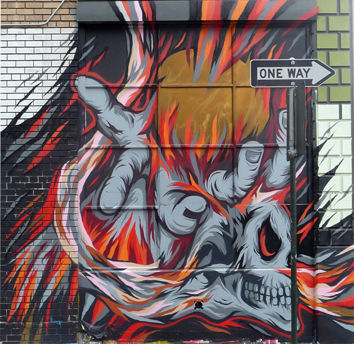 Untitled mural by Meggs