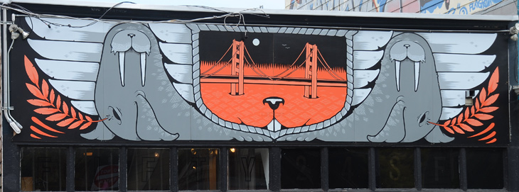 Valrus mural by Unknown Artist