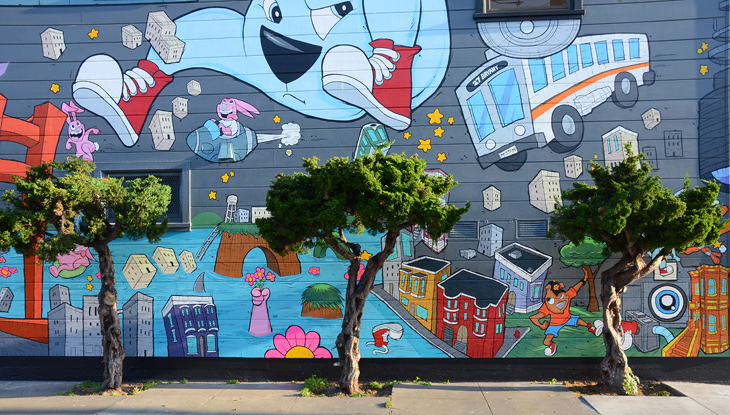 Picturesoteric mural by Sirron Norris