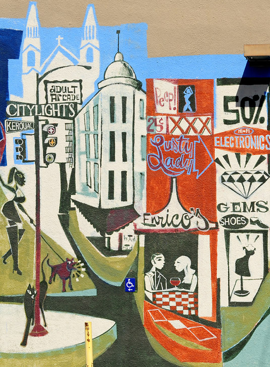 SF Bay Guardian Mural mural by Brian Barneclo