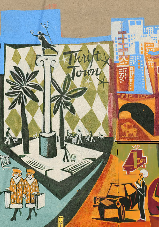 SF Bay Guardian Mural mural by Brian Barneclo