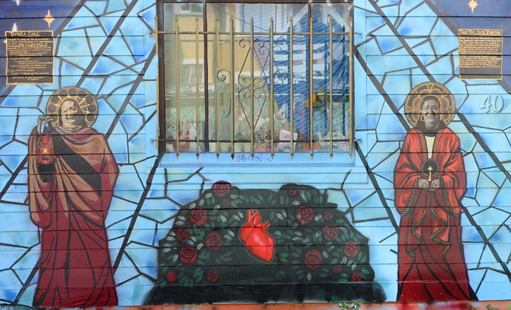 Honoring Trans Activists mural by Tanya Wischerath