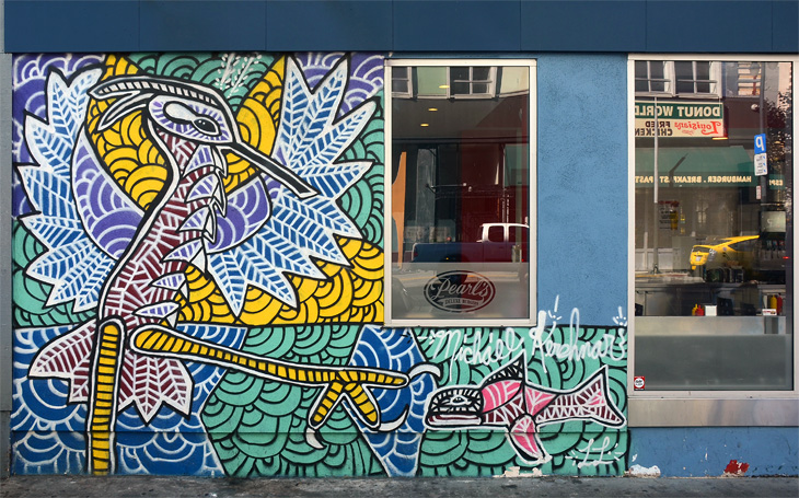 Untitled mural by Michael Kershnar