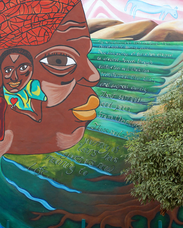 Soul Journey mural by Precita Eyes