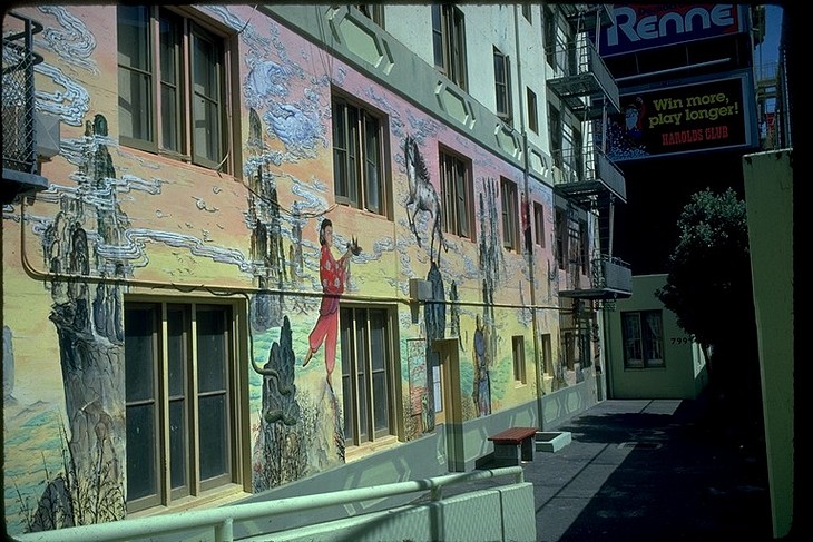 Tai Chi Mural mural by Josie Grant