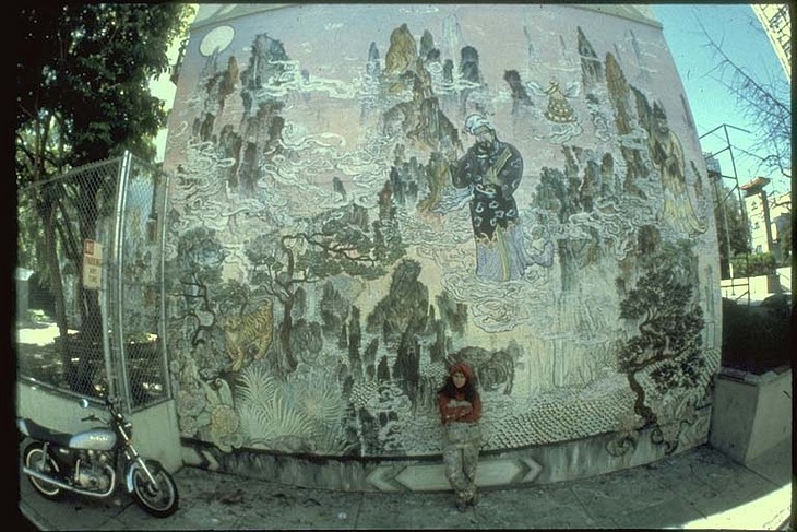 Bok Sen - The 8 Immortals mural by Josie Grant