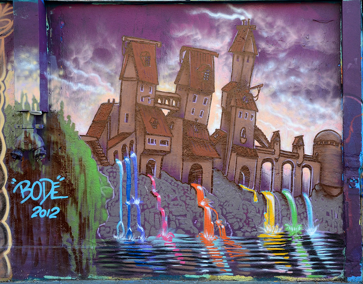 Untitled mural by Mark Bode