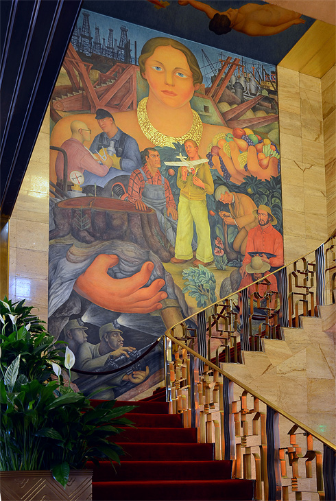 Riches of California mural by Diego Rivera