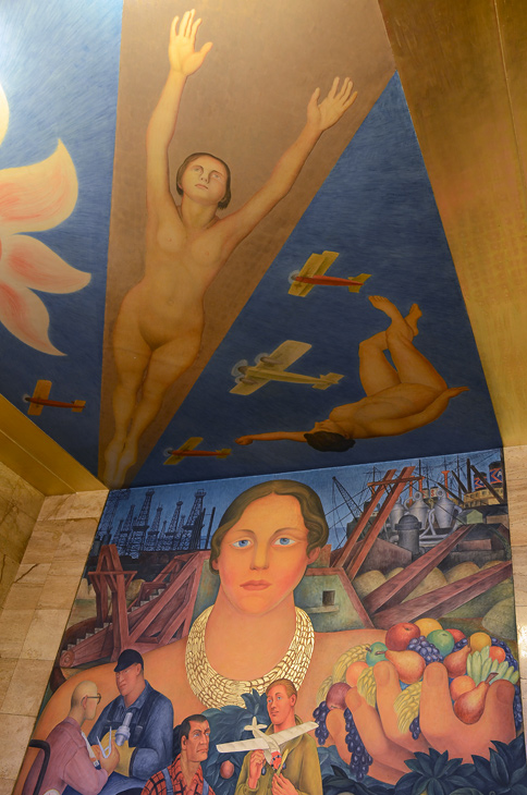 Riches of California mural by Diego Rivera