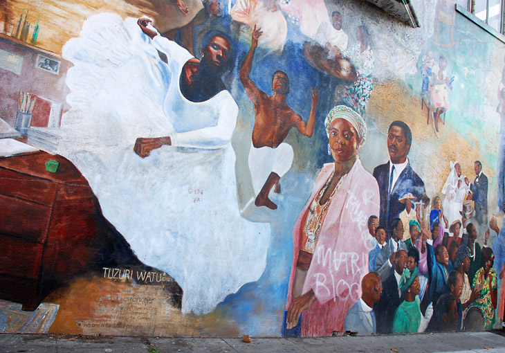 Tuzuri Watu mural by Brooke Francher