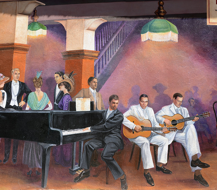The Breakers Cafe mural by Group of Artists