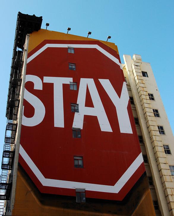 Stay mural by Unknown Artist