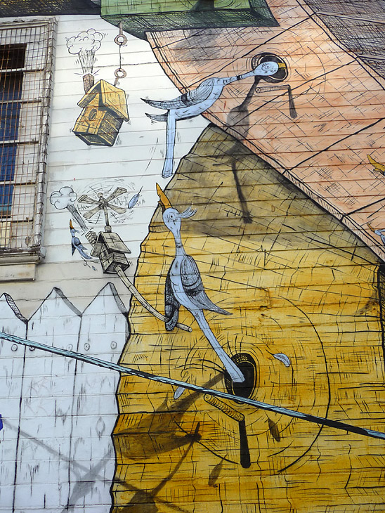 Generator mural by Andrew Schoultz, Aaron Noble