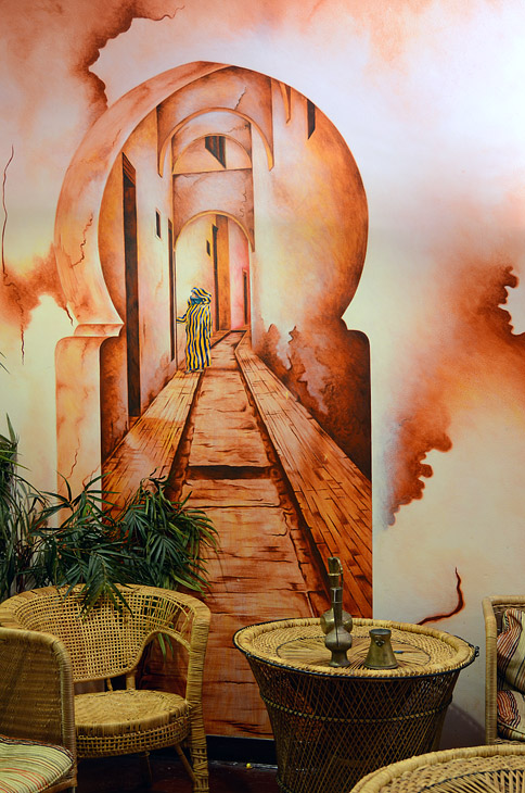 The Casablanca Room mural by Emmanuel Montoya