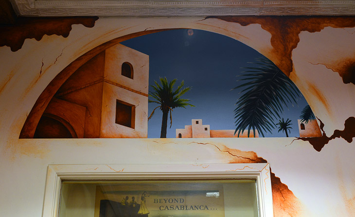 The Casablanca Room mural by Emmanuel Montoya