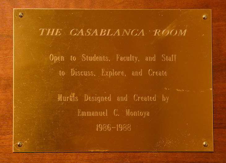 The Casablanca Room mural by Emmanuel Montoya