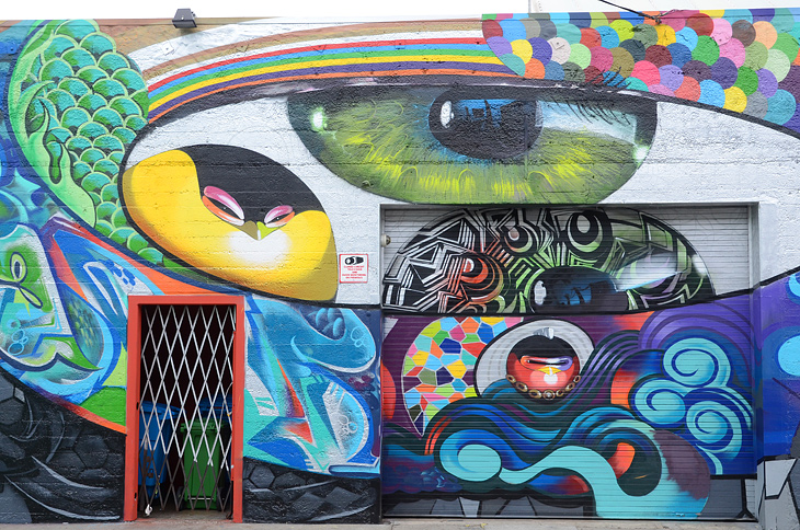 Boogie Birds mural by Chor Boogie