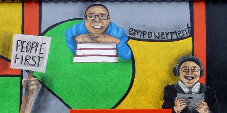 People First mural by Freespace artists