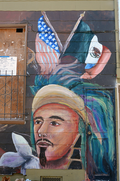 El Porvenir Market Mural mural by Unknown Artist