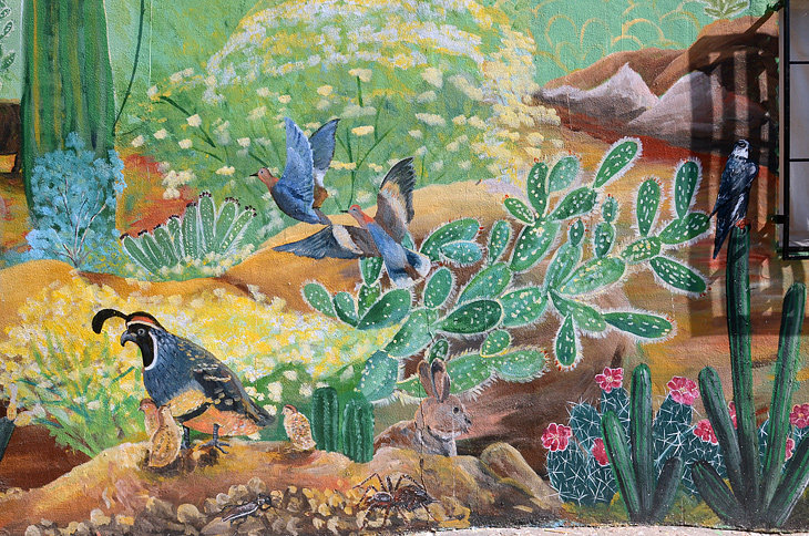 Haltun Mayan Cuisine Mural mural by Unknown Artist