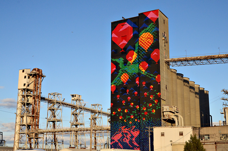 Bayview Rise mural by Laura Hadadd , Tom Drugan