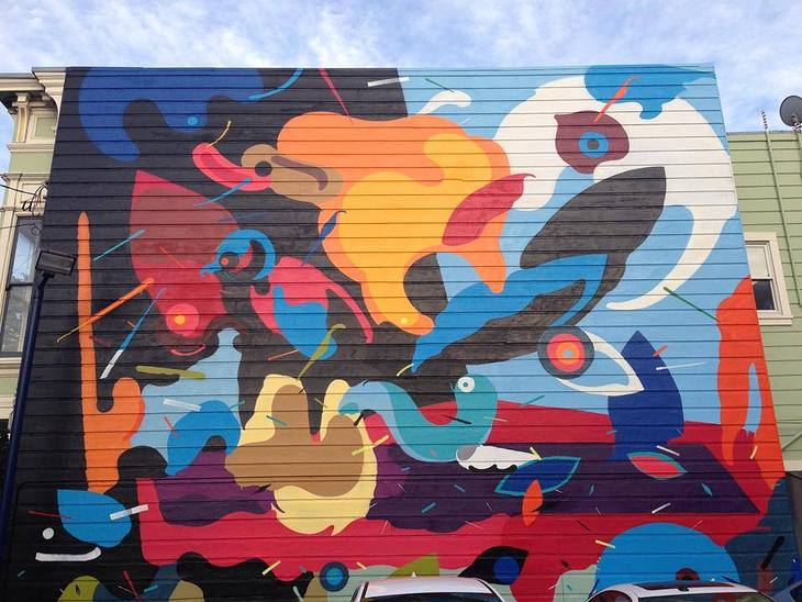 Untitled mural by Victor Reyes