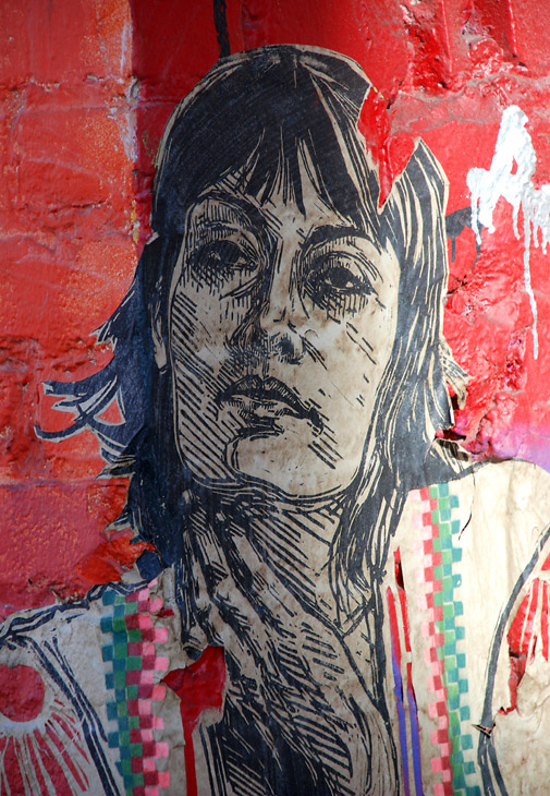 Untitled mural by Swoon