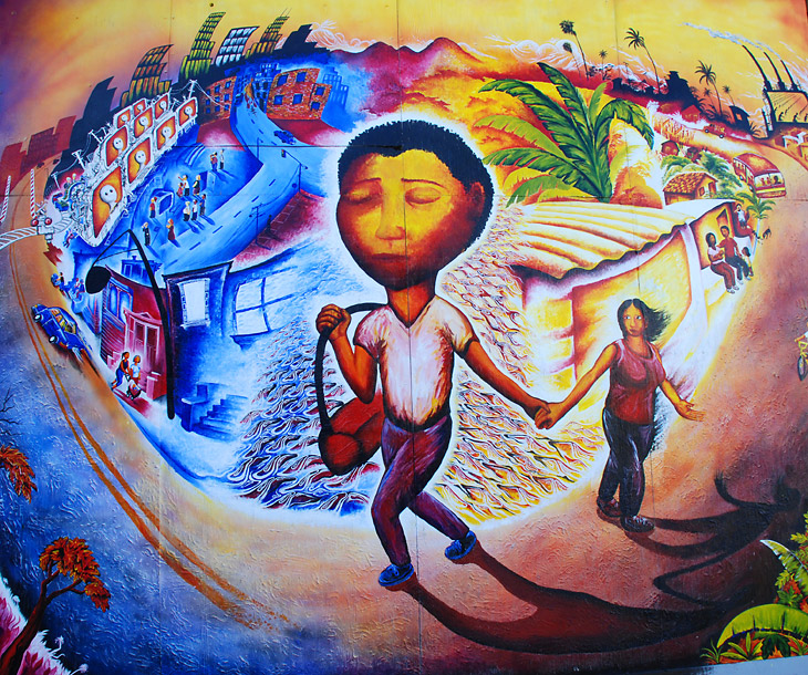 El Inmigrante mural by Joel Bergner