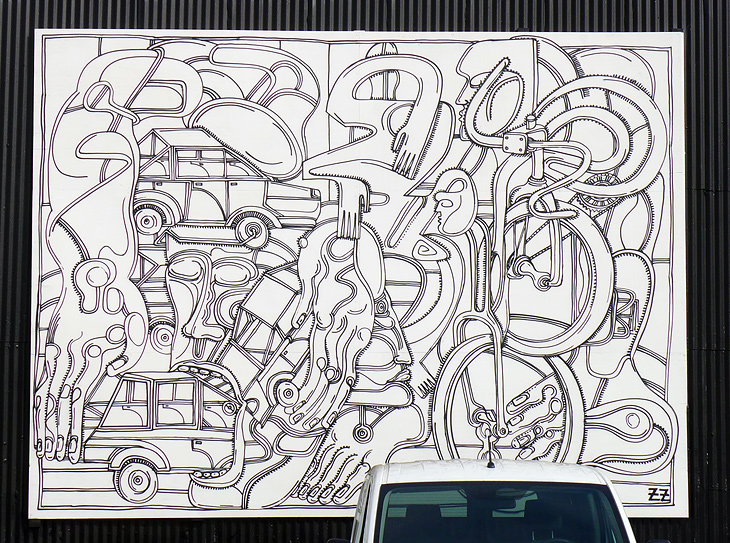 Untitled mural by Zio Ziegler