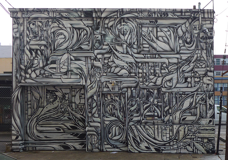 Untitled mural by Ian Ross