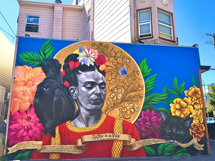 La Flor de la Vida mural by Marina Perez-Wong, Elaine Chu