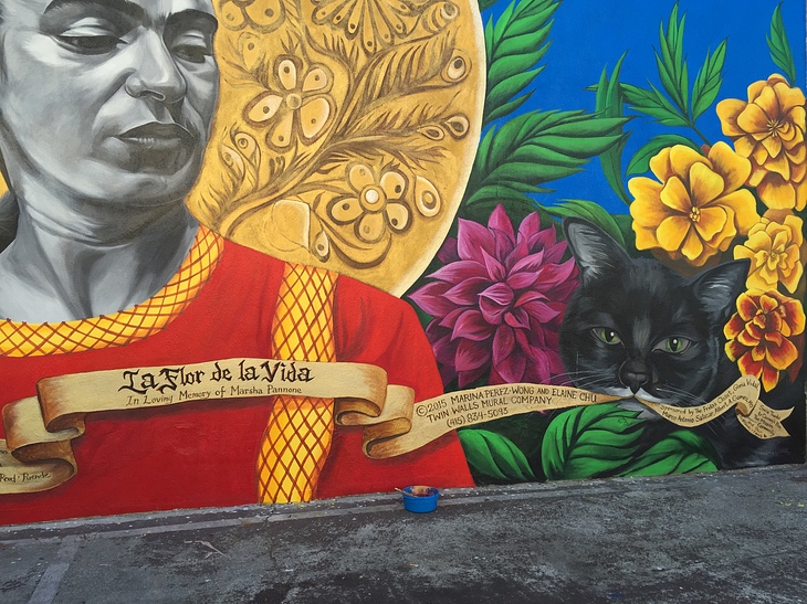 La Flor de la Vida mural by Marina Perez-Wong, Elaine Chu