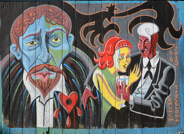 Untitled mural by E.Munch, Tristan Arcelona
