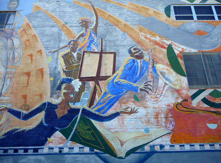 Untitled mural by Dewey Crumpler